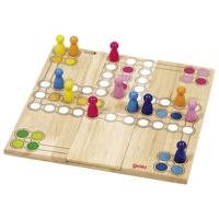 Goki houten ludo spel variabel - thumbnail