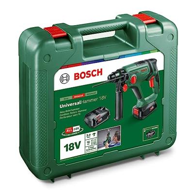 Bosch Groen UniversalHammer 18V | 2.0 J | 2 x 2.5 Ah accu + Oplader | In transportkoffer 06039D6003 - thumbnail