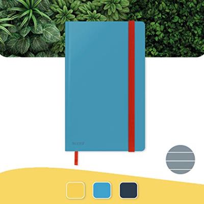 Leitz Cosy notitieboek met harde kaft, voor ft A5, gelijnd, blauw