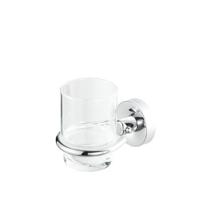 Geesa Luna glashouder met glas chroom 915502 - thumbnail