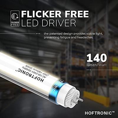 HOFTRONIC™ LED T8 TL armatuur IP65 120 cm 3000K 18W 5040lm 140lm/W incl. flikkervrije LED buizen koppelbaar