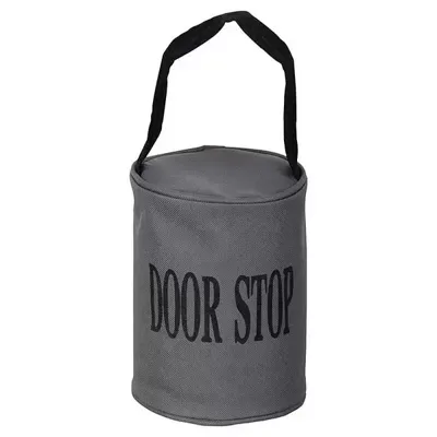 Esschert Design deurstopper met handvat 13x27 cm grijs