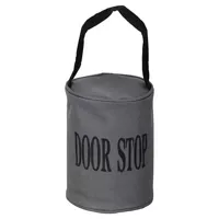 Esschert Design deurstopper met handvat 13x27 cm grijs - thumbnail
