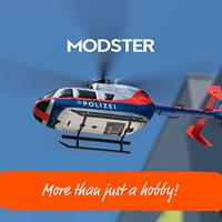 MODSTER EC-135 Polizei Österreich Scale RC helikopter RTF - thumbnail