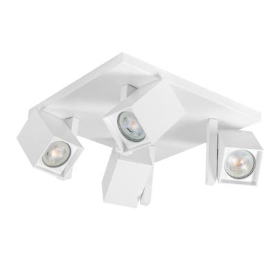 Highlight Vierkante opbouwspotOslo wit 4-lichts - S7309.00