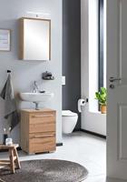 Schildmeyer Onderkast wastafel Carlos (Breedte 40 cm, Eiken landhuis) - thumbnail