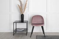 Nohr Eetkamerstoel 'Amon' Velvet, kleur Oudroze - thumbnail