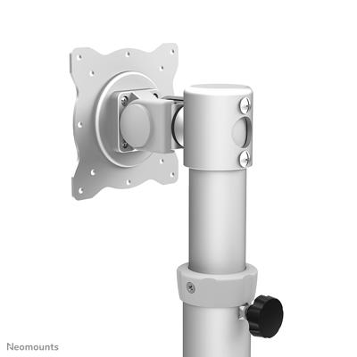 Neomounts FPMA-D025SILVER Monitor-tafelbeugel 25,4 cm (10) - 76,2 cm (30) In hoogte verstelbaar, Kantelbaar, Roteerbaar Zilver