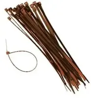 Nature kabelbinders tyraps nylon bruin 15cm 25 stuks - thumbnail
