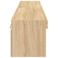 Tv-meubels met LED-verlichting 2 st 100x30x30 cm sonoma eiken - thumbnail