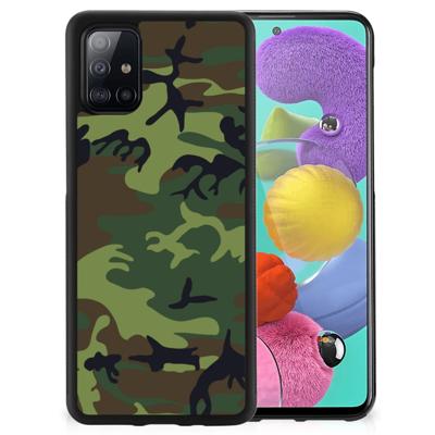 Samsung Galaxy A51 Bumper Case Army Dark