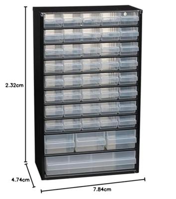 Raaco Ladekast DIY staal met 44 laden - 132114 - 132114