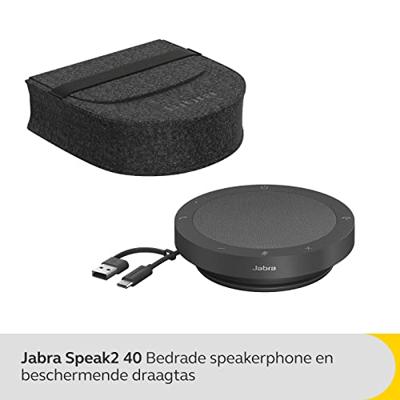 Jabra Speak2 40 UC Conferentietelefoon USB-C, USB-A Donkergrijs