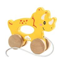 SES houten trekdier 2 in 1 - triceratops - thumbnail