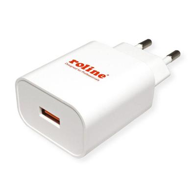 ROLINE USB oplader met eurostekker, 1 poort, QC3.0, 18W