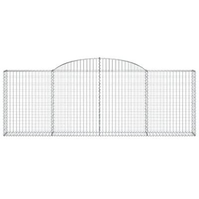 Schanskorven 15 st gewelfd 300x30x100/120 cm ijzer