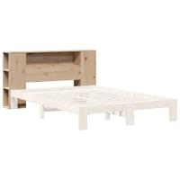 Hoofdbord met opbergruimte 135 cm massief grenenhout - thumbnail
