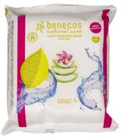 Benecos natural beauty Vegan happy reinigingsdoekjes 25 Stuks - thumbnail