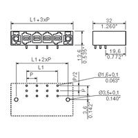 Weidmüller 1813630000 Male behuizing (board) BU/SU Totaal aantal polen: 8 Rastermaat: 10.16 mm Inhoud: 20 stuk(s) Weidmüller 1813630000 Male behuizing (board) BU/SU Totaal aantal polen: 8 Rastermaat: 10.16 mm Inhoud: 20 stuk(s)