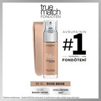 Loreal True match foundation 3C beige rose (1 st) - thumbnail