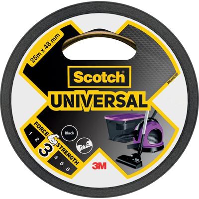 Scotch ducttape Universal, ft 48 mm x 25 m, zwart Scotch ducttape Universal, ft 48 mm x 25 m, zwart