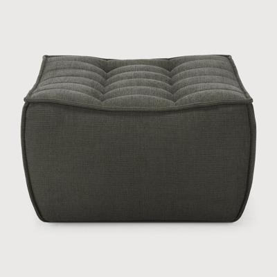 Ethnicraft Hocker 'N701' Eco, 70 x 70cm, kleur Moss