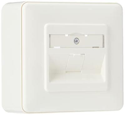 Metz Connect 130B11D10002-E Netwerkdoos Opbouw (op muur) CAT 6A 1 poort Zuiver wit