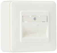 Metz Connect 130B11D10002-E Netwerkdoos Opbouw (op muur) CAT 6A 1 poort Zuiver wit - thumbnail