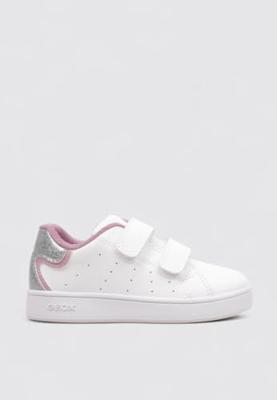 Lage baskets voor babymeisjes Eclyper GEOX wit