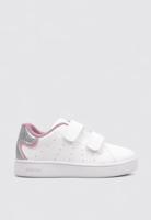 Lage baskets voor babymeisjes Eclyper GEOX wit - thumbnail