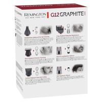 Remington Remington G12 Graphite Series 12in1 Multi-Grooming Kit PG2120 Baardtrimmer, Tondeuse, Bodygroomer, Oor- en neushaartrimmer, Precisietrimmer - thumbnail