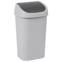 Curver Mistral afvalbak swing 50 liter soft grey - thumbnail