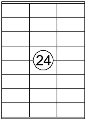 Etiket quantore 70x36mm 2400st | 10 stuks