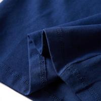 Kindershirt met lange mouwen dierenprint 128 marineblauw - thumbnail