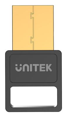 UNITEK BLUETOOTH ADAPTER 5.3 BLE USB-A ZWART