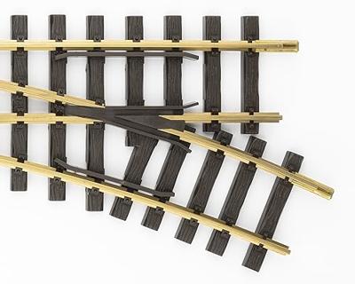 G LGB rails L16040 Wissel, Rechts 440 mm 22.5 ° 1 stuk(s)