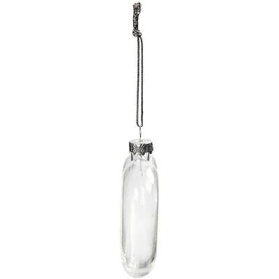 Creativ Company Plat glazen hart, h: 9 cm, b: 7.8 cm, dikte 2,1 cm, 6 stuk/ 1 doos - thumbnail