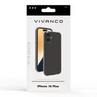 Vivanco SUPER SLIM Backcover Apple iPhone 16 Plus Transparant Inductieve lading, Zanddicht, Spatwaterdicht, Stofdicht - thumbnail