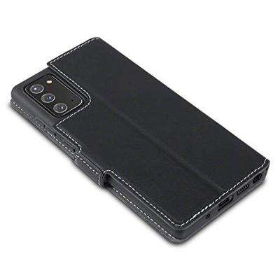 Qubits - slim wallet hoes - Samsung Galaxy Note 20 - Zwart Qubits - slim wallet hoes - Samsung Galaxy Note 20 - Zwart