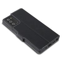 Qubits - slim wallet hoes - Samsung Galaxy Note 20 - Zwart - thumbnail