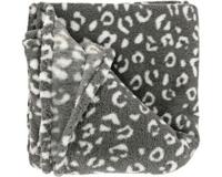 Plaid zion 200x150cm donkergrijs Unique Living - Unique living - thumbnail