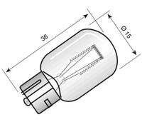 SPAHN glasfittinglampen glass base lamps 12v 7w t15w2,1x9,5d - thumbnail