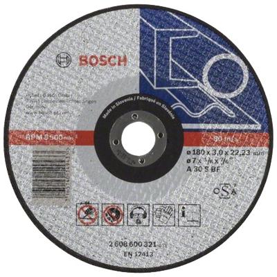 Bosch Accessories 2608600321 2608600321 Doorslijpschijf recht 180 mm 1 stuk(s) Metaal