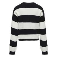 Kids ONLY winter sweater meisjes - wit - KogFranca - loose fit, gebreid - thumbnail