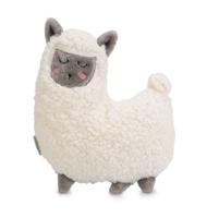 Beeztees Pup knuffel lama wit - thumbnail