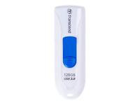 Transcend JetFlash® 790 USB-stick 128 GB Wit, Blauw TS128GJF790W USB-A 3.1 Gen 1 - thumbnail