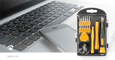 Nedis csts10017 toolkit 17-in-1 voor reparatie van pc, smartphone en tablet