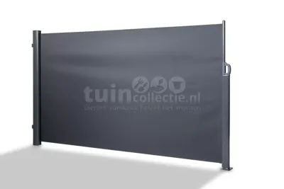 Oprolbaar Windscherm Antraciet 180x300cm