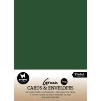 Studio Light • consumables cards & envelopes christmas green - thumbnail