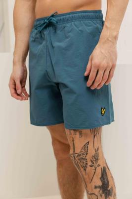 Lyle & Scott Plain Zwembroek Heren Blauw - Maat M - Kleur: Blauw | Soccerfanshop